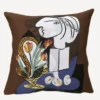 Jules Pansu Gifts Pablo Picasso- Nature Morte Aux Tulipes Cushion - 45 X 45 2 Jules Pansu Gifts Pablo Picasso- Nature Morte Aux Tulipes Cushion - 45 X 45