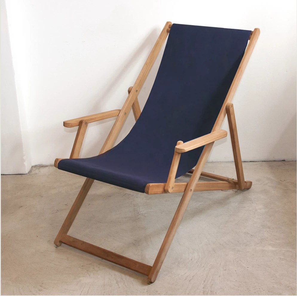 Scout Deck Chair In Plain Navy With Arms Furniture 3 Scout Deck Chair In Plain Navy With Arms Furniture
