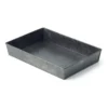 Chef Inox Galvanised Black Rectangle Tray