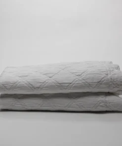 Scout Textiles Portier Cotton EUROPEAN PILLOWCASE Pure White