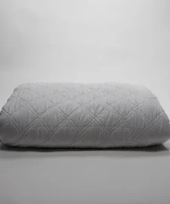 Scout Textiles Portier Cotton EUROPEAN PILLOWCASE Pure White