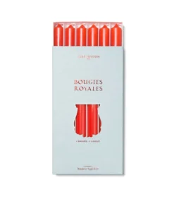 Cire Trudon Bougies Royales Orange/Red
