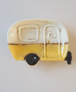 Scout House Nostalgic Ceramic Caravan Plate Homewares