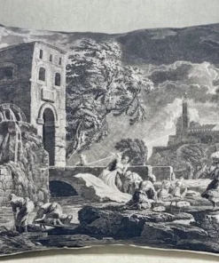 Vox Populi Cushion Engraving No 12 - The Castle- 40 X 50cm Gifts