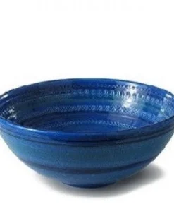 Bitossi Italy Ceramic Large Blue Bowl Gifts