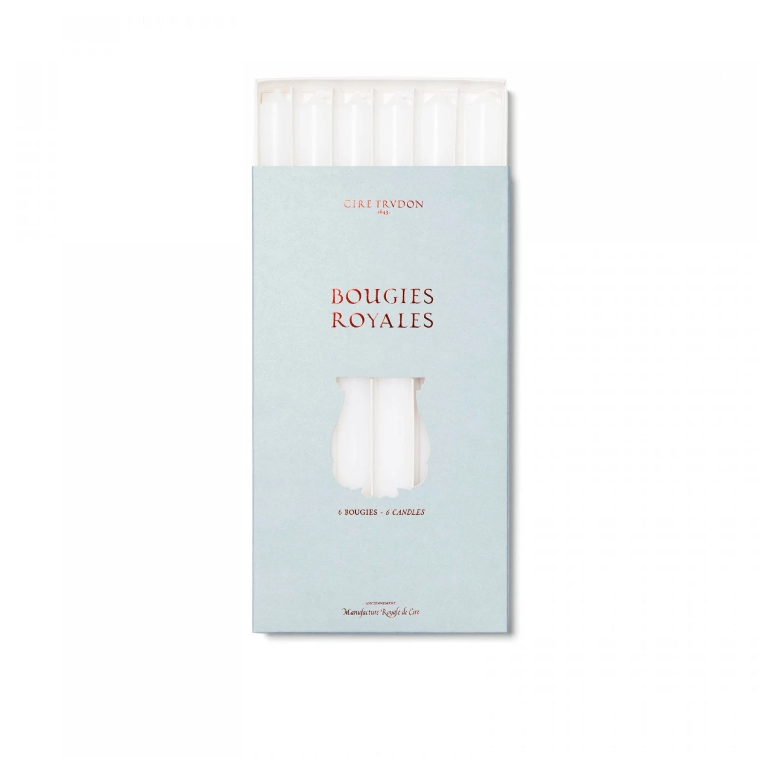 Cire Trudon Bougies Royales White 3 Cire Trudon Bougies Royales White