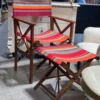 Scout Furniture Classic Directors Chair In Les Toiles Du Soleil - Collioure Rouge 1 Scout Furniture Classic Directors Chair In Les Toiles Du Soleil - Collioure Rouge