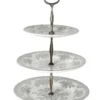 Burleigh UK- Asiatic Pheasant- Dove Grey- 3 Tiered Cake Stand