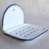 Scout Homewares Classic Crescent Top Enamel Soap Dish 2 Scout Homewares Classic Crescent Top Enamel Soap Dish