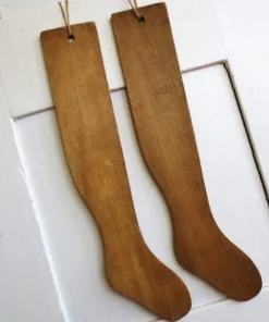 Scout House Vintage French Wooden Stocking Forms