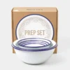 Falcon Enamelware Homewares Falcon Enamel Prep Set With Colander