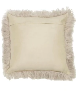 Scout House Gifts Mongolian Sheepskin Cushion - Fawn 40 Cm 7 Scout House Gifts Mongolian Sheepskin Cushion - Fawn 40 Cm
