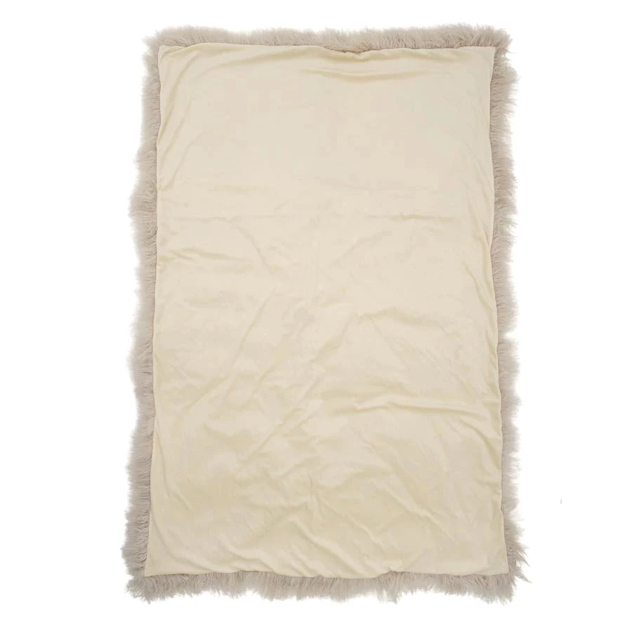 Scout House Gifts Mongolian Sheepskin Throw Blanket - Fawn 6 Scout House Gifts Mongolian Sheepskin Throw Blanket - Fawn