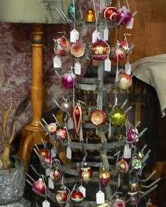 Scout Gifts Vintage French Zinc Bottle Drying Rack