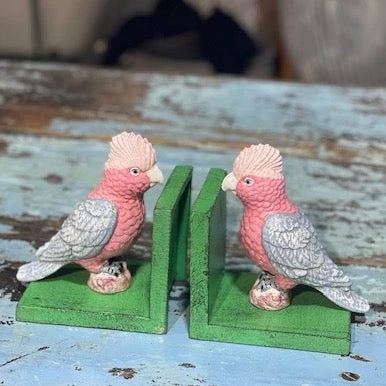 Scout House Galah Bookends Green 6 Scout House Galah Bookends Green