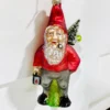 Scout Dwarft Ornament - Red - Mercury Glass