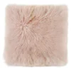 Scout House Mongolian Sheepskin Cushion - Blush 40 Cm