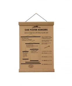 Scout House Landscape Oak Poster Hanger By Creamore Mill 28