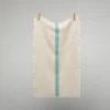 Homewares French 100% Linen 'Doudou' Tea Towel In Natural With Aqua Stripe By Charvet Editions 1 Homewares French 100% Linen 'Doudou' Tea Towel In Natural With Aqua Stripe By Charvet Editions