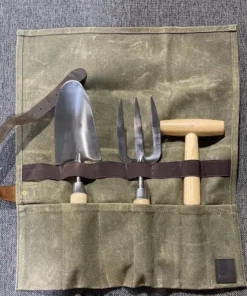 Scout Waxed Canvas Gardening Tool Roll Homewares