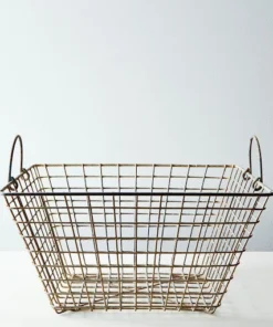 Scout House Vintage French Oyster Gathering Crate