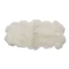 Scout House Mongolian Sheepskin Floor Rug - White